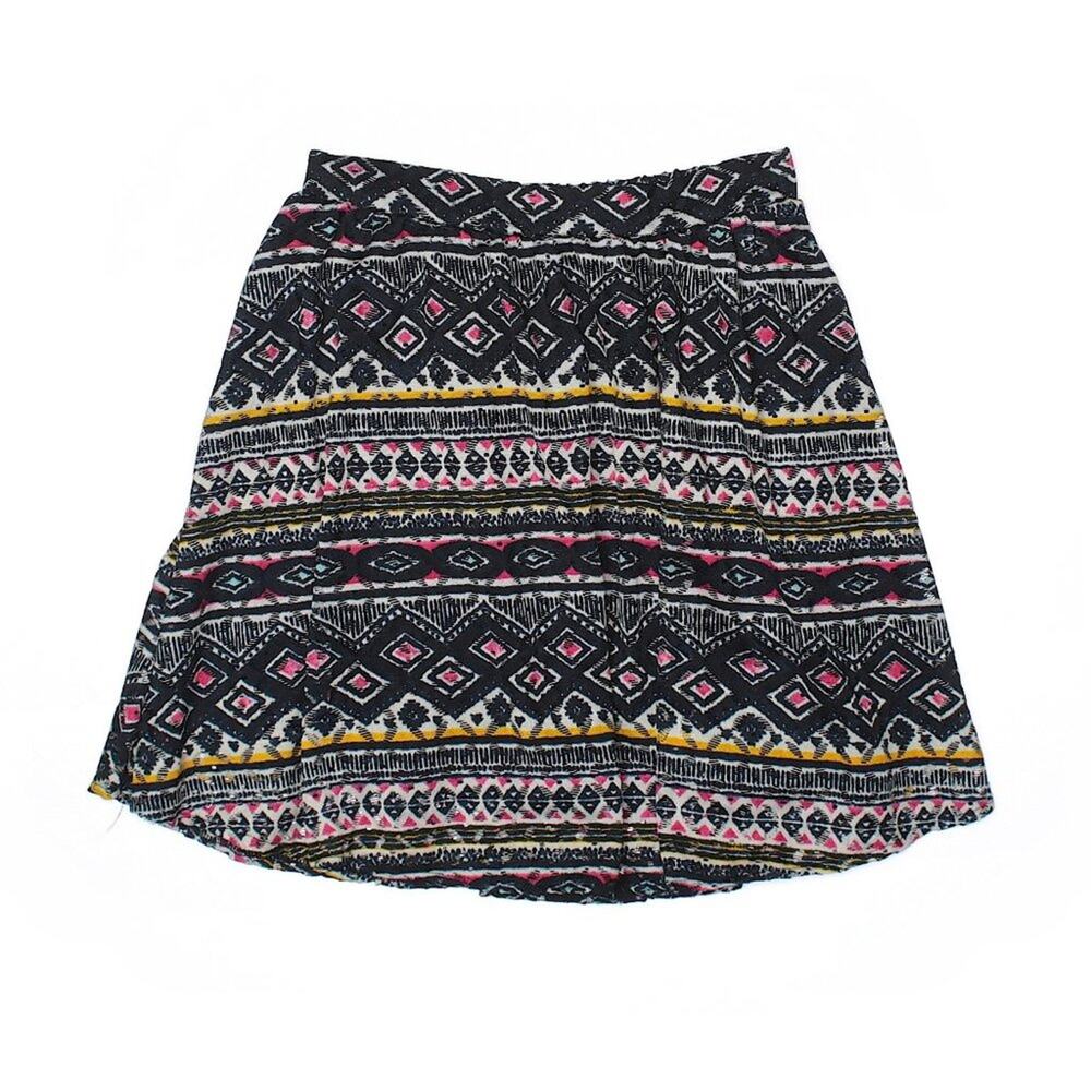 Xhilaration Womens Tumblr Tribal Boho Bohemian High Rise Skater Skirt XS